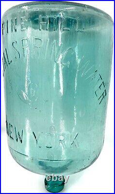 Circa 1910 Pine Hill NY Crystal Spring Water 5 Gallon Jug Catskill Mountains