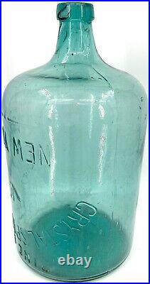 Circa 1910 Pine Hill NY Crystal Spring Water 5 Gallon Jug Catskill Mountains