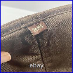 Coach New York Brown Classic Diaper Bag Large Tote Purse With Baby Mat