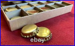 Coca Cola 1950s Gold Cork Lined Bottle Caps Consolidated Cork Corp Brooklyn NY