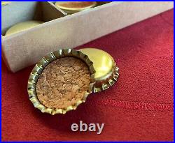 Coca Cola 1950s Gold Cork Lined Bottle Caps Consolidated Cork Corp Brooklyn NY