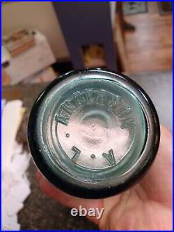 Coca Cola 30 OZ Bottle Rochester, New York, A. L. Anderson Blue Air Bubbles