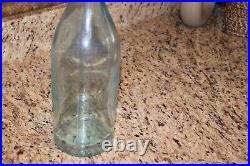 Coca Cola 30 OZ Bottle Rochester, New York, Blue Air Bubbles Very nice bottle