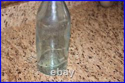 Coca Cola 30 OZ Bottle Rochester, New York, Blue Air Bubbles Very nice bottle