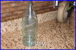 Coca Cola 30 OZ Bottle Rochester, New York, Blue Air Bubbles Very nice bottle