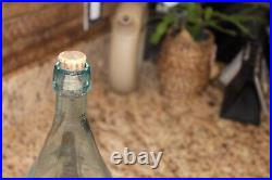 Coca Cola 30 OZ Bottle Rochester, New York, Blue Air Bubbles Very nice bottle