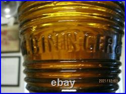 Crudecitron Yellow Amber1848 Bininger & Co. Bourbon Whiskey Barreln. Y