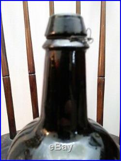 DA Knowlton Saratoga Springs, New York Glass Mineral Water Bottle 1800s