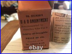 DR. KILMERS U&O ANOINTMENT, Quack Medicine Jar from Binghamton, NY, Unopened NOS