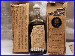 DR PIERCE'S SMARTWEED PATENT MED EMBOSSED w ORIGINAL LABELS AND BOX BUFFALO NY
