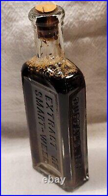 DR PIERCE'S SMARTWEED WATER PEPPER BUFFALO NY EMBOSSED w ORIGINAL LABEL AND BOX