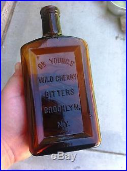 DR. YOUNGS / WILD CHERRY / BITTERS / BROOKLYN / N. Y. Ex. Rare