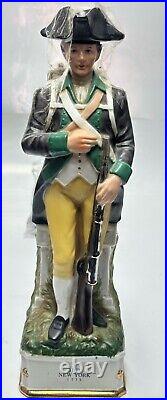 Decor Art Arnart Grenadier Porcelain Whisky Bottle 3RD NEW YORK, 1775