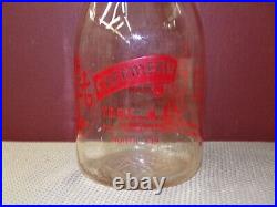 Diamond Rock Creamery Milk Bottle Troy, N. Y. Buy War Bonds & Stamps Slogan