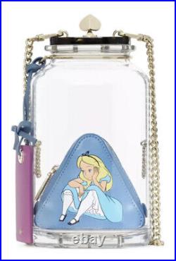 Disney X Kate Spade Alice in Wonderland In a Bottle Crossbody Bag Purse NWT