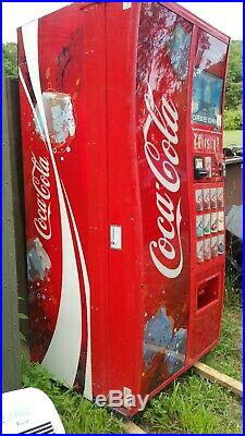 Dixie Narco Coke bottle Vending Machine 12 selection in ny