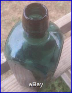 Dr J Townsend's Sarsaparilla New York Bottle Aqua Excellent Condition