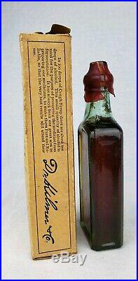Dr. Kilmers Cough Syrup Cure Binghamton NY Antique Bottle & Box With Contents