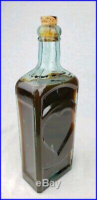 Dr. Kilmers Heart Remedy Binghamton NY Antique Bottle With Contents Attic MINT