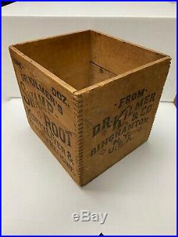 Dr. Kilmers Swamp Root Binghamton NY Crate Box