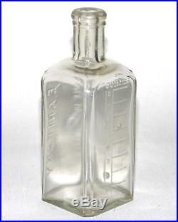 E ANTHONY NEW YORK Ambrotype Wet Plate Photography Chemical Bottle c1860s-80s