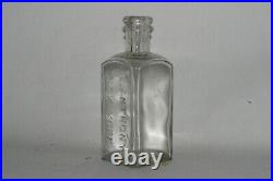 E. Anthony New York Positive/Negative Collodion Chemical Square Bottle RARE (#2)