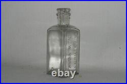 E. Anthony New York Positive/Negative Collodion Chemical Square Bottle RARE (#2)