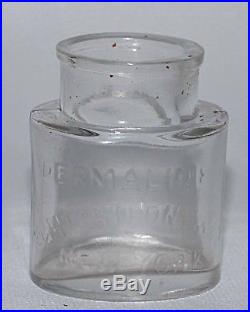 E & H T ANTHONY NEW YORK DERMALINE Wet Plate Photography Chemical Bottle c1875