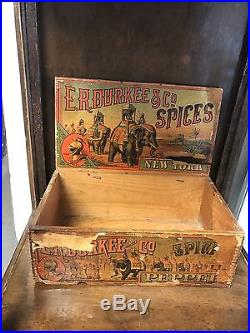 E. R. Durkee & Co. Spices New York Vintage Box With Lid