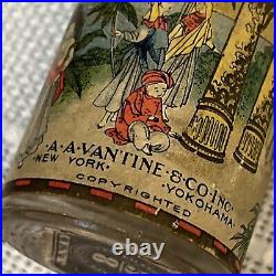 EAMA22-Bottle VANTINE'S KUTCH SANDALWOOD New York vantine Sachet Antique 1914