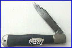 EARLY ULSTER KNIFE CO. NY Coke Bottle Pocketknife, Ebony Handle