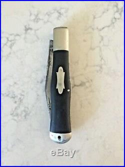 EARLY ULSTER KNIFE CO. NY Coke Bottle Pocketknife, Ebony Handle