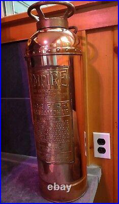 EMPIRE by American LaFrance Foamite Corp, Elmira NY Extinguisher withbottle/topper
