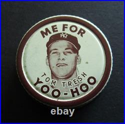 EXTREMELY RARE 1959 Yoo Hoo Tom Tresh New York Yankees Screw Cap and Bottle