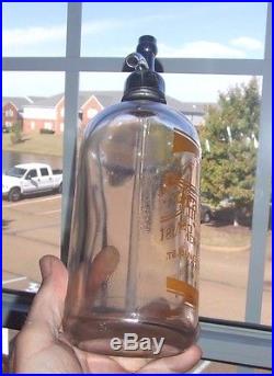 Extremely Rare Original Orange Kist Seltzer Bottle Binghamton, New York