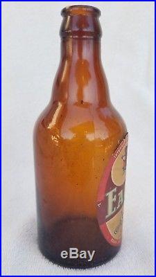 Eagle Brewing Co. Utica NY Beer Bottle Glass Pale Ale Paper Label Rare