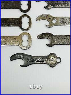 Early 1900s THE RED ROCK Co. HAGAN & DODD Co. Soda Bottle Openers & Bottle Caps