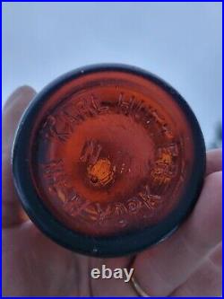 Early Amber Haffenreffer & Co Boylston Lager Beer Blob Top Karl Hutter NY