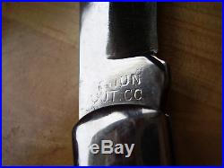 Early vintage KA-BAR Coke bottle Knife, marked Union Cutco Olean N. Y