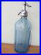 Etched Harry Chattz Brooklyn Ny 26 Oz Blue Soda Water Bottle Matching Dispenser