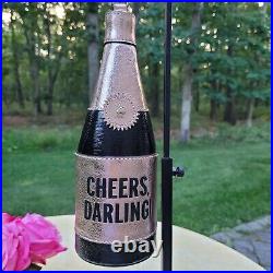 Euc Kate Spade Champagne Bottle Cheers Darling Bag Wristlet Cosplay Purse Party