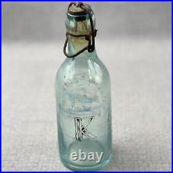 Excelsior Bottling Works Elmira NY Aqua Pony Soda Mineral Water Bottle