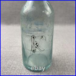 Excelsior Bottling Works Elmira NY Aqua Pony Soda Mineral Water Bottle