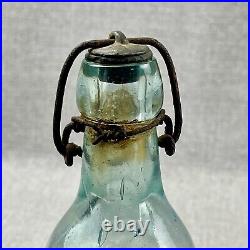 Excelsior Bottling Works Elmira NY Aqua Pony Soda Mineral Water Bottle