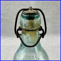 Excelsior Bottling Works Elmira NY Aqua Pony Soda Mineral Water Bottle