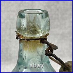 Excelsior Bottling Works Elmira NY Aqua Pony Soda Mineral Water Bottle