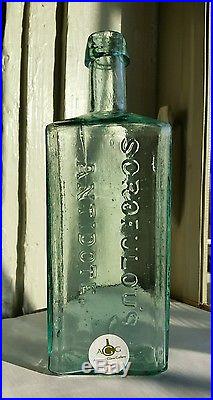 Extremely Rare DR. L. B. WRIGHT'S SCROFULOUS ANTIDOTE NEW YORK MINTY