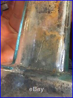 F. G. OTTO & SONS NEW YORK VINTAGE GLASS BATTERY JAR QUACK MEDICINE c. 1870