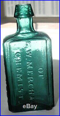 From The Laboratory of G. W. Merchant Chemist Lockport N. Y. Super color & MINT