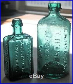 From The Laboratory of G. W. Merchant Chemist Lockport N. Y. Super color & MINT